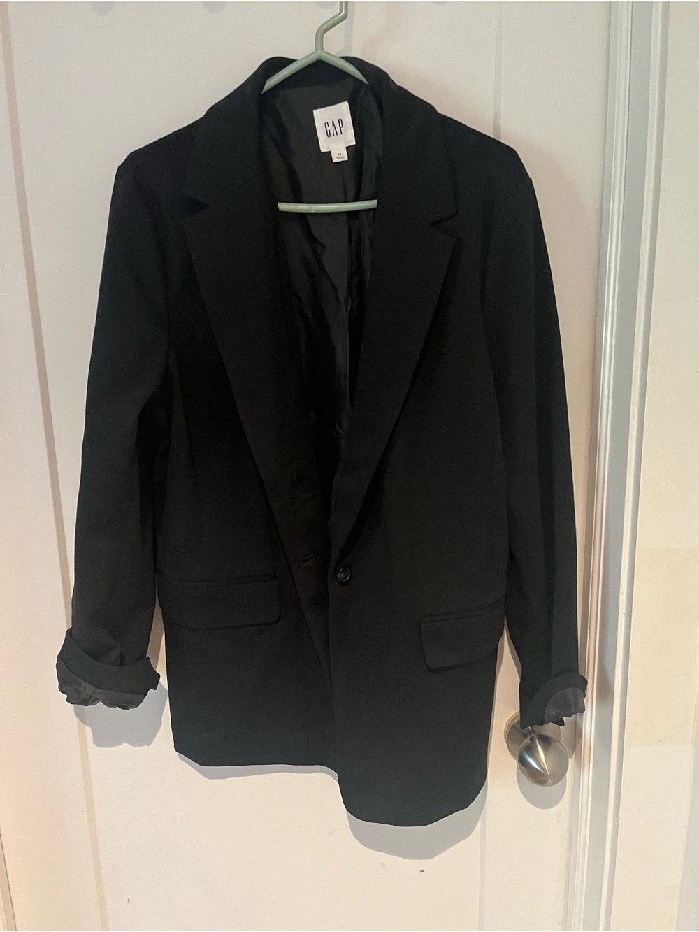 GAP Black Women's Single-Button Blazer
